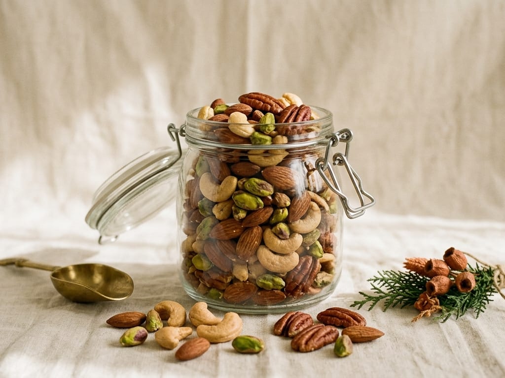 Roasted Mixed Nuts Jar